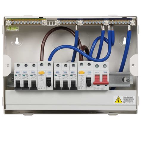 metal enclosure for consumer unit|consumer unit installation.